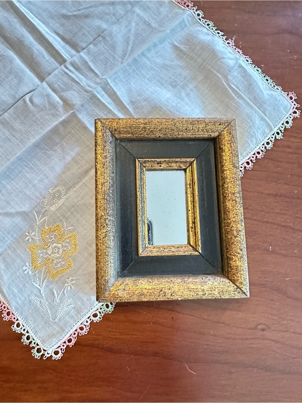Eastlake Style Ebonized Black & Gold Decorative Wall Mirror